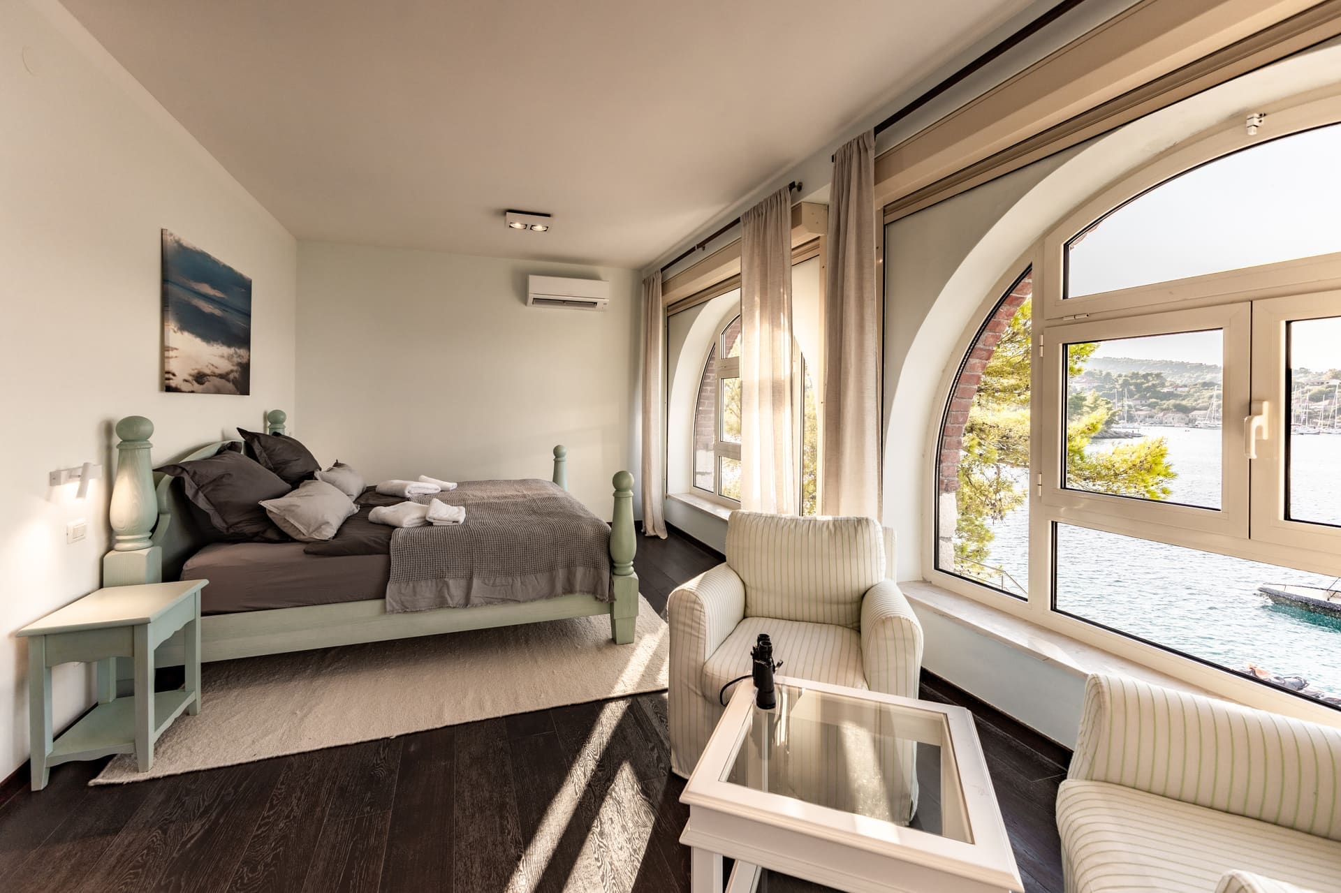 Schlafzimmer 5 im Apartment der Villa